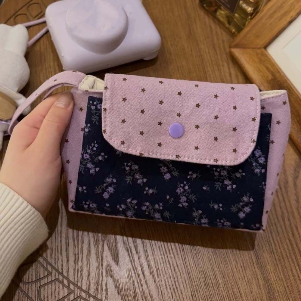 보라색 프린트 꽃무늬 메이크업 가방 별 물방울 무늬 부 - Korean Lifestyle & Kids Boutique 리뷰 및 가격