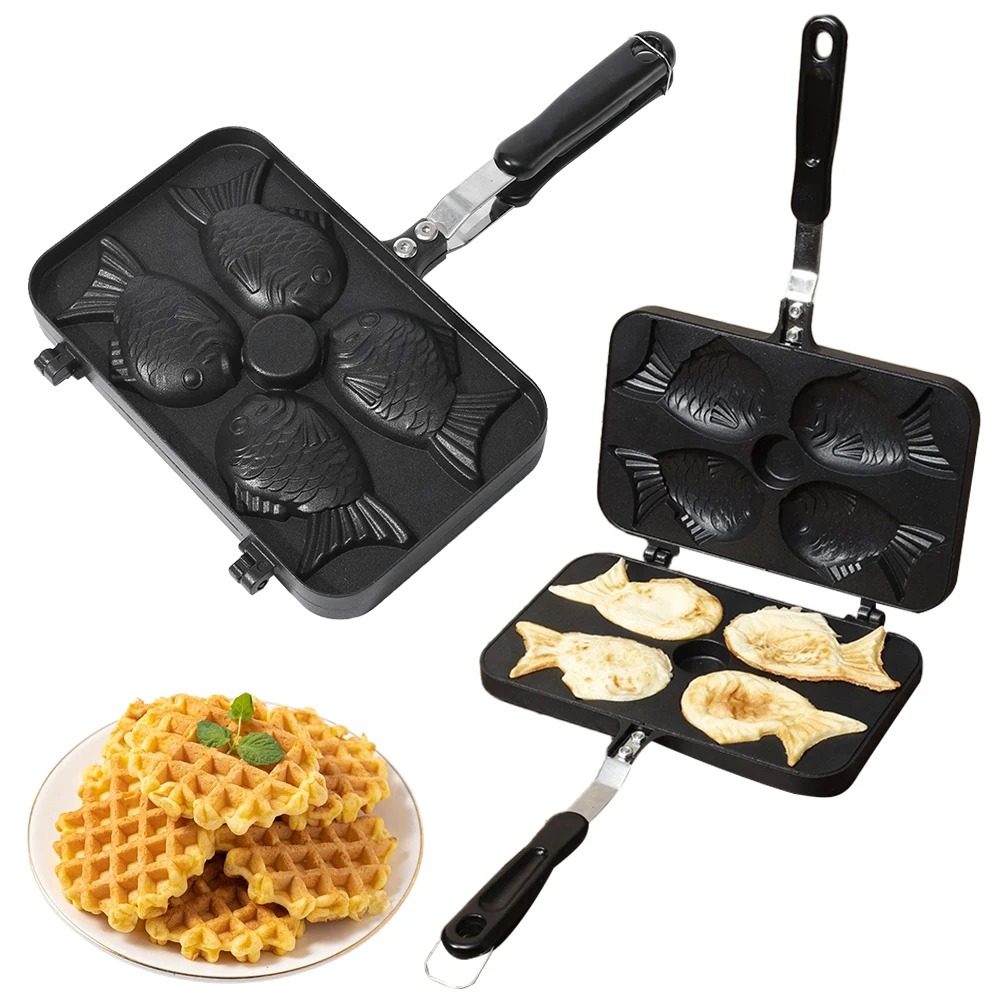 주방 일본 Taiyaki 더블 물고기 모양의 뜨거운 디 - Tteokbokki Rice Cake 리뷰 및 가격
