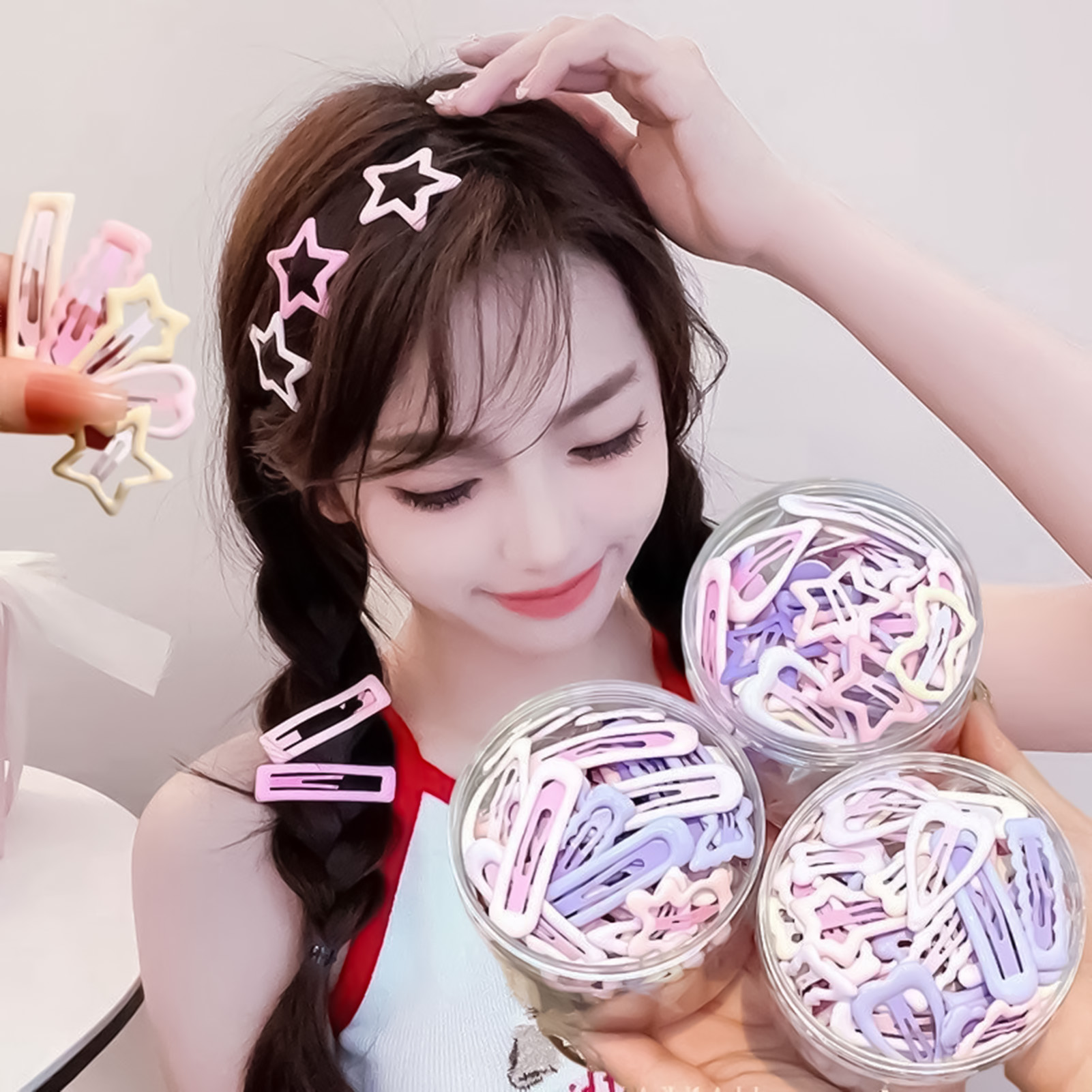 3PCS 스위트 스타일 헤드웨어 핀 일상 생활을 위한  - Korean Lifestyle & Kids Boutique 리뷰 및 가격