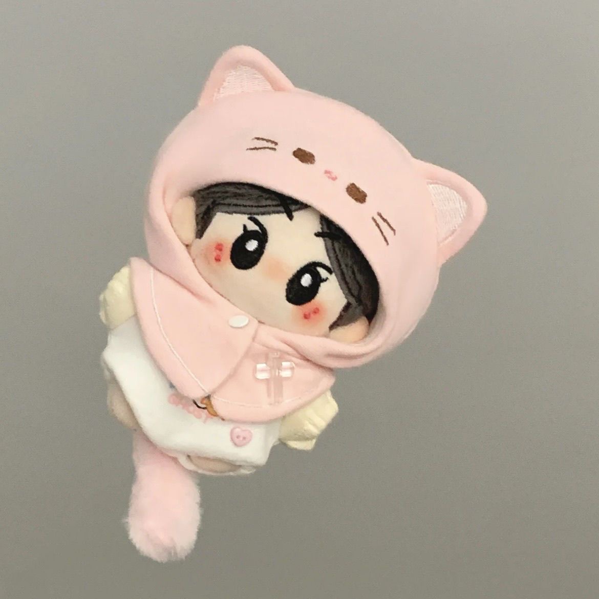 10cm 면 인형 꼬리가 있는 고양이 귀 봉제 동물 모 - Korean Girl Lifestyle 리뷰 및 가격